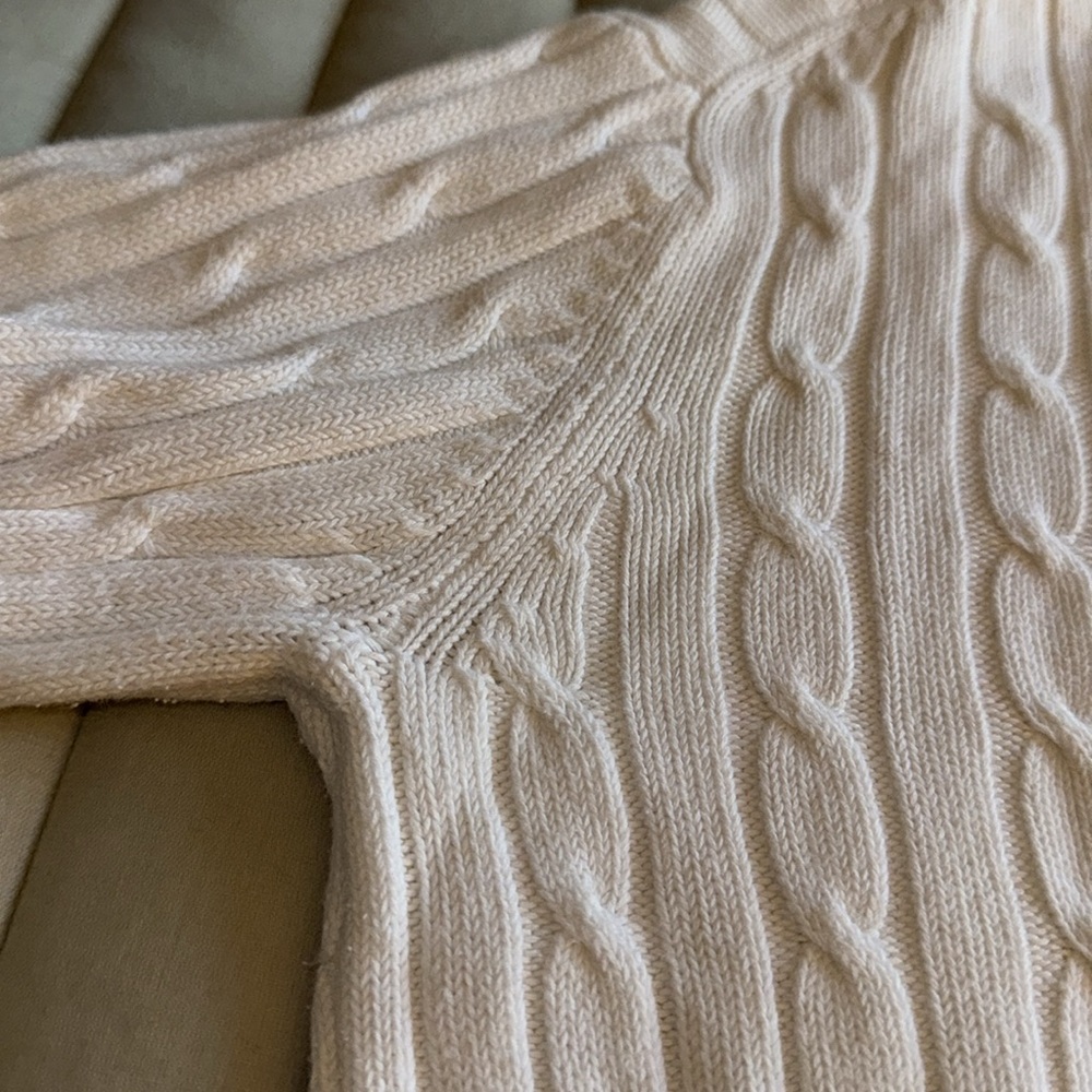 J. Mclaughlin Cotton Cable Sweater - image 7